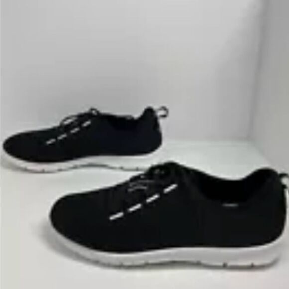 Clarks Cloud Steppers Black Textile Casual Sneakers 10M - Picture 6 of 7